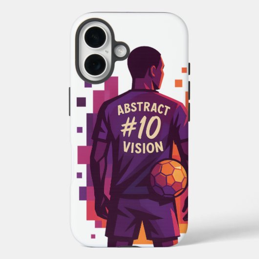 Nummer 10 vibes | Stijlvolle Sport iPhone Case (Achterkant)