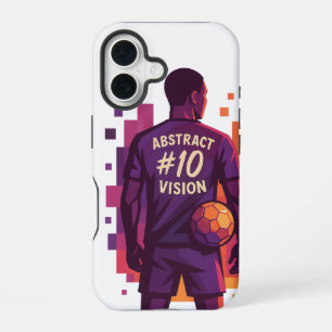 Nummer 10 vibes Stijlvolle Sport iPhone Case 16 Hoesje
