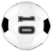 Nummer 10 voetbal (Gedraaid)