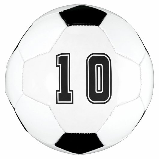 Nummer 10 voetbal (Voorkant)