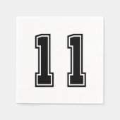 Nummer 11 servet (Voorkant)