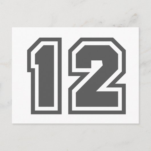 Nummer 12 briefkaart (Voorkant)