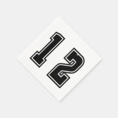 Nummer 12 servet (Hoek)