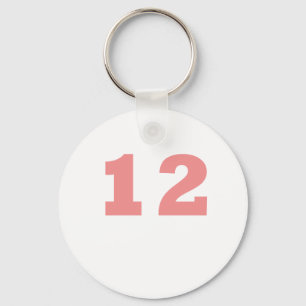Nummer 12! sleutelhanger