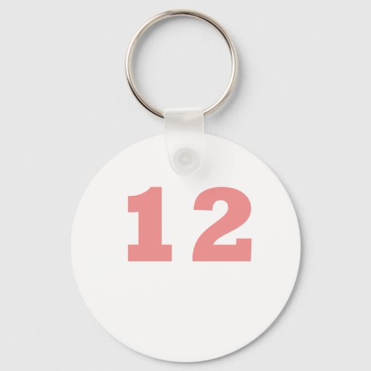 Nummer 12! sleutelhanger (Voorkant)