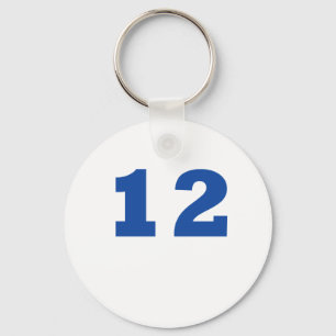 Nummer 12! sleutelhanger