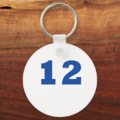Nummer 12! sleutelhanger (Voorkant)