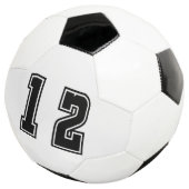 Nummer 12 voetbal (Drie kwart)