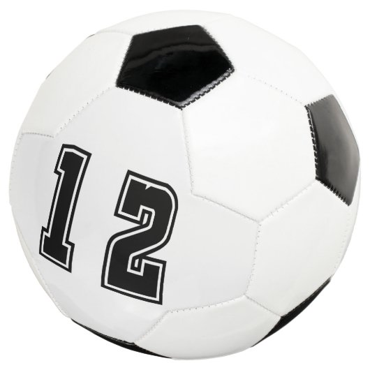 Nummer 12 voetbal (Drie kwart)