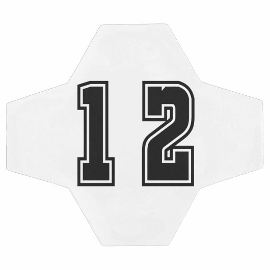 Nummer 12 voetbal (Enkel)