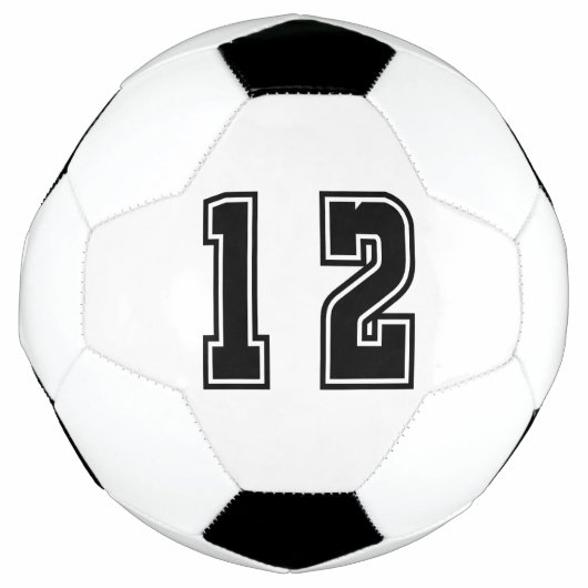 Nummer 12 voetbal (Voorkant)