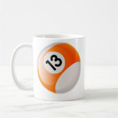 NUMMER 13 BILLIARDS BALL KOFFIEMOK (Links)