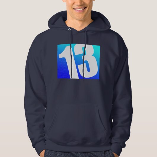 Nummer 13 hoodie (Voorkant)