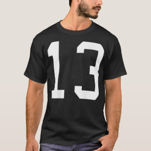 Nummer 13 Opleiding rugontwerp voetzoeker T-shirt