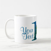 Nummer 14 / 14e mok aangepast tekstontwerp 100% (Links)