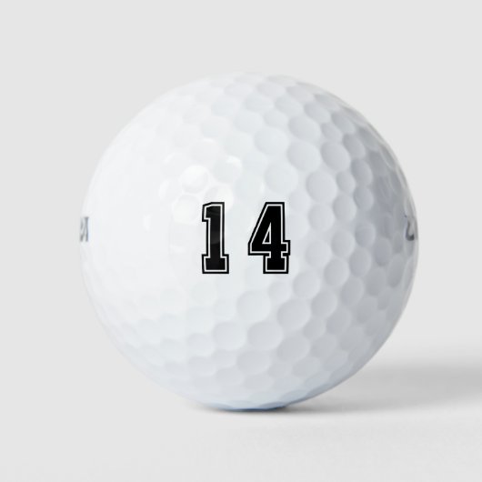 Nummer 14 golfballen (Voorkant)