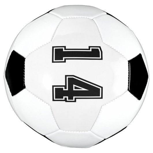 Nummer 14 voetbal (Gedraaid)