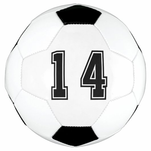 Nummer 14 voetbal (Voorkant)