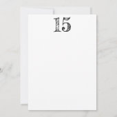 nummer 15: 15 manuscript reus kaart (Achterkant)