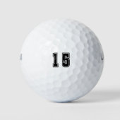 Nummer 15 golfballen (Voorkant)