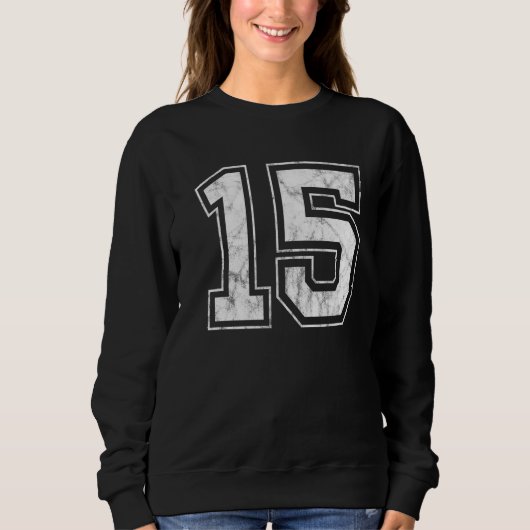 Nummer 15 trui (Voorkant)