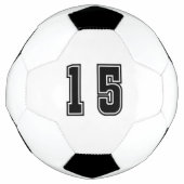Nummer 15 voetbal (Voorkant)