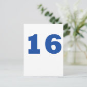 Nummer 16 briefkaart (Staand voorkant)