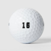 Nummer 16 golfballen (Voorkant)