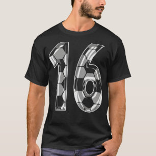 Nummer 16 Jersey 16 Moeder Speler Fan 1 T-shirt