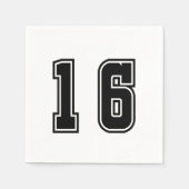 Nummer 16 servet (Voorkant)