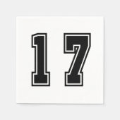 Nummer 17 servet (Voorkant)