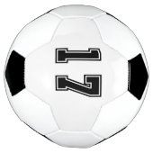 Nummer 17 voetbal (Gedraaid)