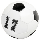 Nummer 17 voetbal (Drie kwart)