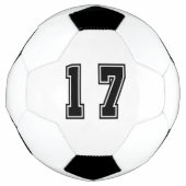 Nummer 17 voetbal (Voorkant)