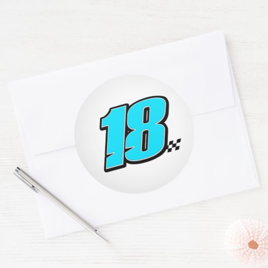 Nummer 18 - Sticker (Envelop)