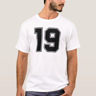 Nummer 19 frontside print t-shirt