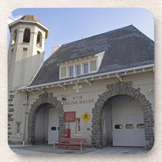 Nummer 19 Motor House in Washington D.C. Bier Onderzetter (Voorkant)