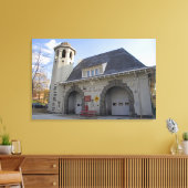 Nummer 19 Motor House in Washington D.C. Canvas Afdruk (Insitu (Woonkamer))