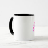 Nummer 1 Aangepast Collectie Cadeaucode Roze 1 Mok (Voorkant links)
