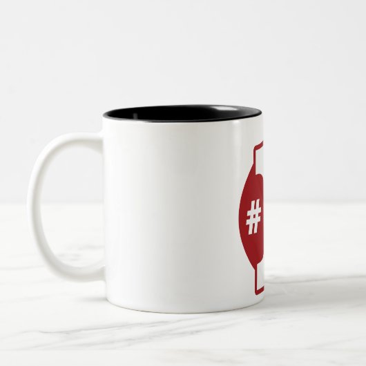 Nummer 1 advocaat tweekleurige koffiemok (Links)