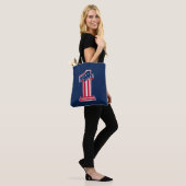 Nummer 1 Amerikaan Tote Bag (Op model)