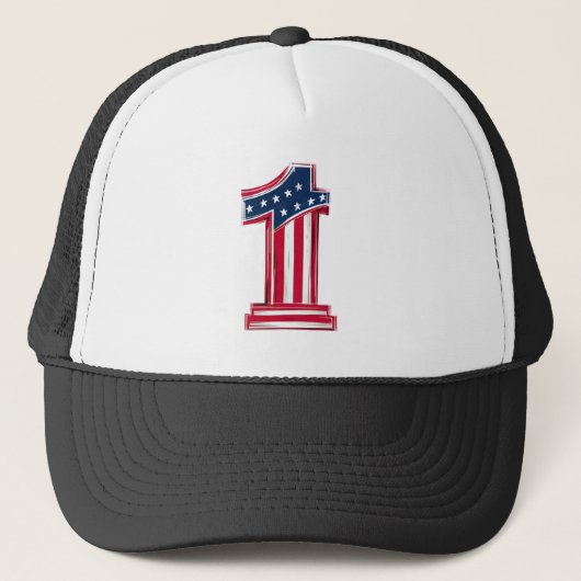 Nummer 1 Amerikaans Pet (Voorkant)