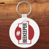 Nummer 1 Beetehouder Sleutelhanger (Voorkant)