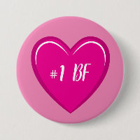 Nummer 1 BF Simple Pink Heart Grafisch