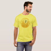 NUMMER 1 BILLIARDS BALL - AGMENT AND ERODED T-SHIRT (Voorkant volledig)