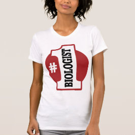 Nummer 1 Bioloog T-shirt