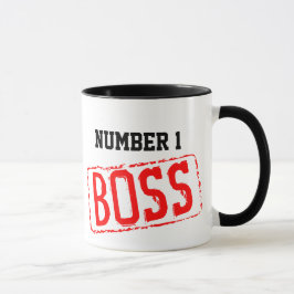Nummer 1 Boss Coffee Mok | MOTIVATIE