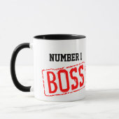 Nummer 1 Boss Coffee Mok | MOTIVATIE (Links)