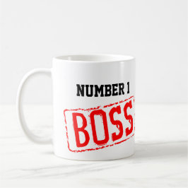 Nummer 1 Boss Coffee Mok | MOTIVATIE