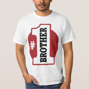 Nummer 1 Broer T-shirt